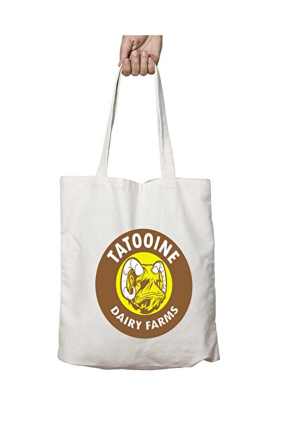 ART HEDİYE Star Wars Bantha Tatooine Dairy Farms - Двостороння міцна та праль...