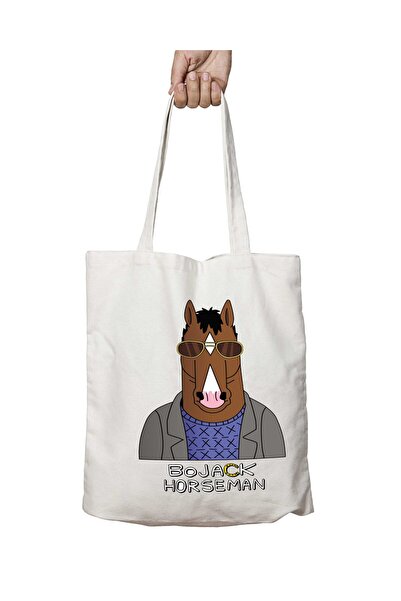 ART HEDİYE Bojack Horseman - Двостороння міцна та пранна сумка через плече