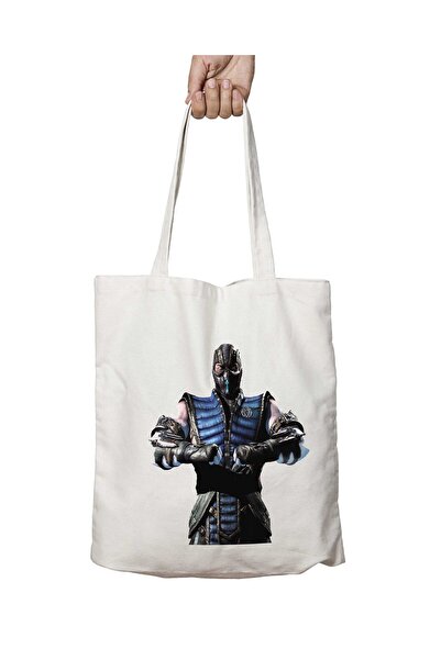 ART HEDİYE A2466 Mortal Kombat X - Washable Shoulder Tote Bag, for Beach and ...