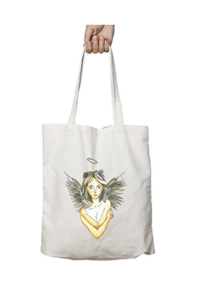 ART HEDİYE Angel Girl - Двостороння міцна та пральна сумка через плече