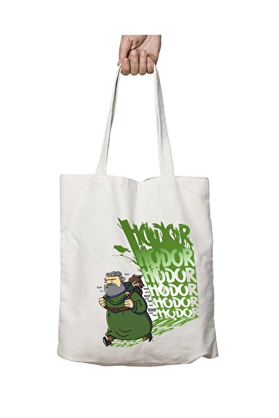 ART HEDİYE Game Of Thrones Hodor - Двостороння міцна та пранна сумка через плече