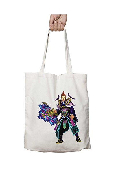 ART HEDİYE Metin2 Shaman1 - Washable Shoulder Tote Bag, Two Sides Permanent, ...