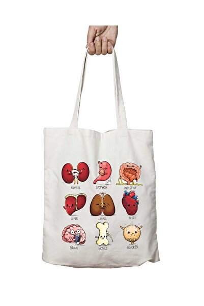 ART HEDİYE أجهزة الجسم دائمة وقابلة للغسل على الجانبين - حقيبة كتف للمدرسة وا...