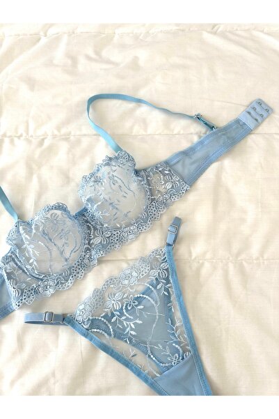 Feruzdesign Σετ Bralet Blue Underwire - Marte