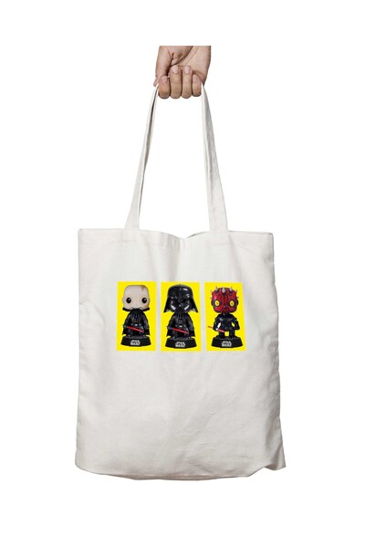 ART HEDİYE مجموعة من 3 حقائب كتف دائمة قابلة للغسل بتصميم حرب النجوم - للشاطئ...