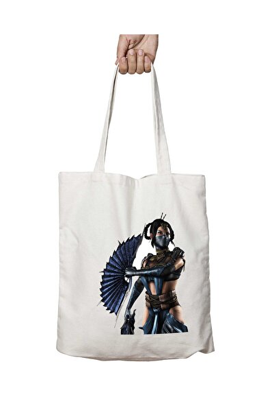 ART HEDİYE A2468 مورتال كومبات X - حقيبة كتف دائمة قابلة للغسل على الجانبين