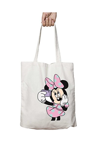 ART HEDİYE Μίκυ Μάους Μίνι Κινούμενα σχέδια δύο όψεων Μόνιμη τσάντα ώμου για ...