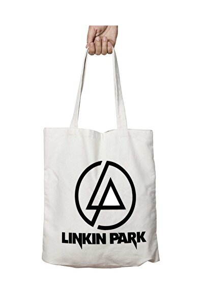 ART HEDİYE Λογότυπο Linkin Park - Πλενόμενη υφασμάτινη τσάντα ώμου, για παραλία και σχολείο