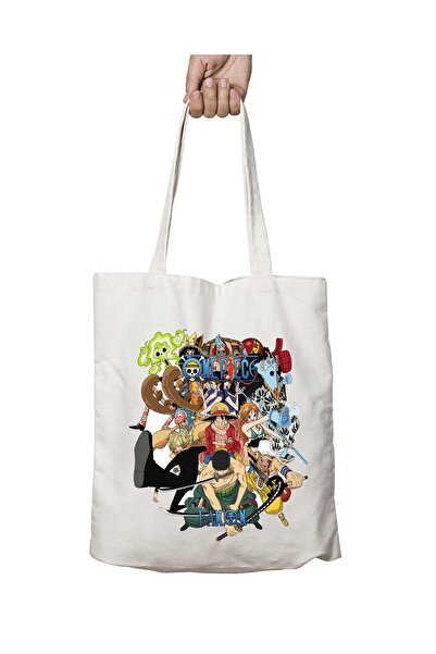 ART HEDİYE One Piece Monkey Luffy - Πλενόμενη τσάντα ώμου δύο όψεων για σχολε...