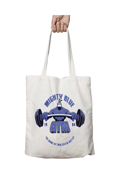 ART HEDİYE Sports Side Blue Strong Lounge - Lasting and Washable Shoulder Tot...