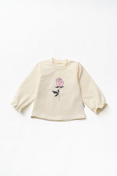 Magu Cotton Floral Patterned Body Sweatshirt for Girls