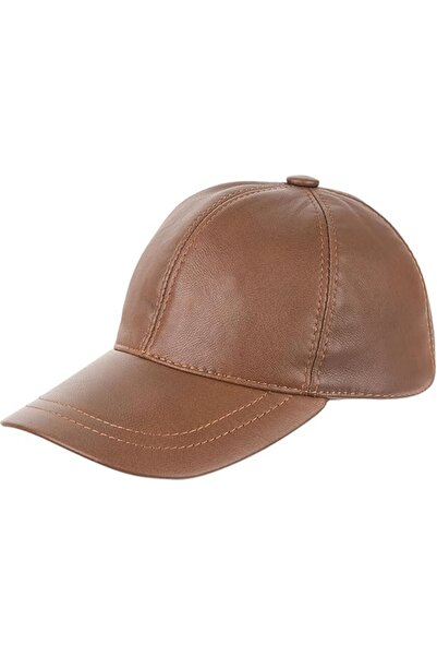 ERAT TİCARET Erat Ticaret, Hakiki Deri Unisex Beyzbol Şapkası