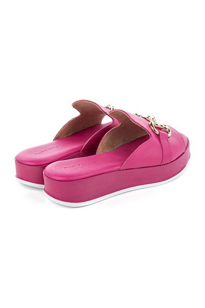 Hush Puppies Asan ( 624219 ) - Stylish Genuine Leather Anatomical Women's Slippers, Buckle