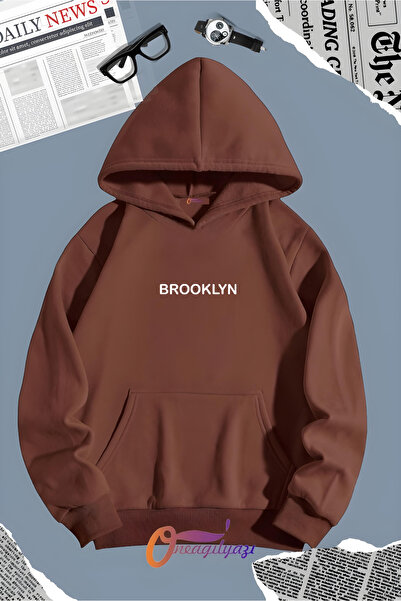 oneagılyazı Hanorac cu glugă cu imprimeu Brooklyn