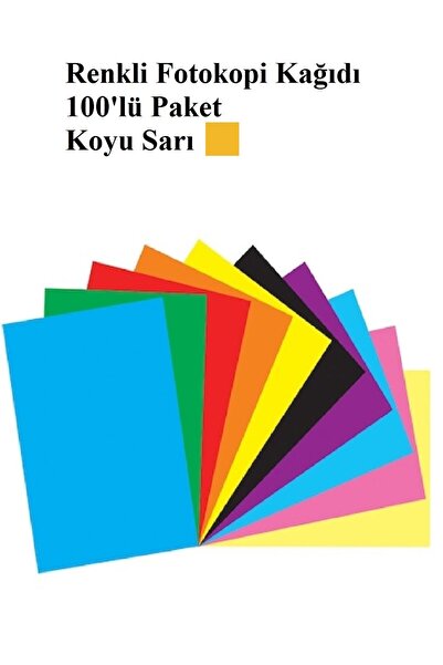 Masis Karmaoffice - 100 Dark Yellow Copy Paper