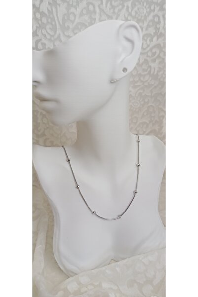 LİLLY AND MOLLY JEWELERY قلادة دوريكا الفولاذية