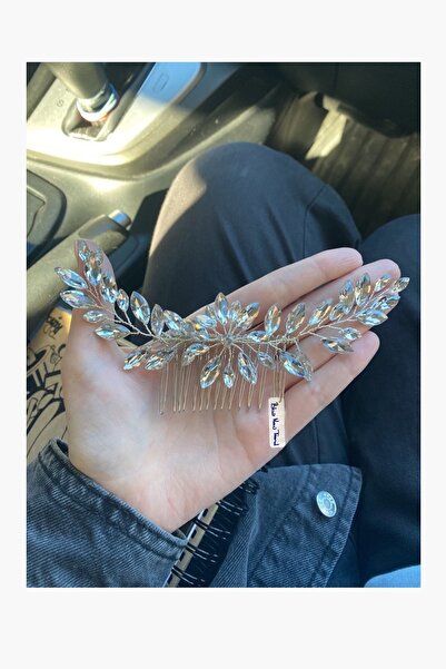 BBA TULLE STORE PARLAK KRİSTAL TAŞLI TARAK TAÇ TARAKLI GELİN TACI GELİN SAÇ AKSESUARİ