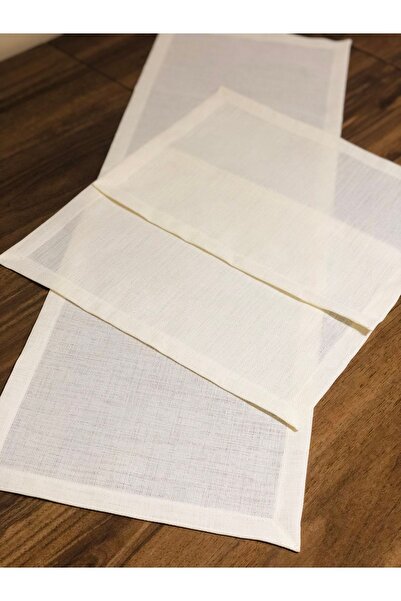 İpekce kanavice 3 Parça Işlemelik Amerikan Servis Ranır Seti