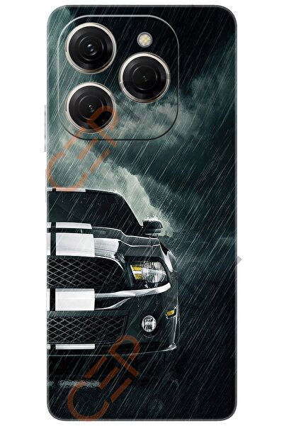 TECNO Spark 20 PRO (KJ6) Uyumlu Kılıf Desen Baskılı Silikon Mustang STK:290 CP-MeBk1G1