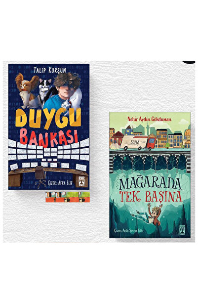 Genç Timaş 4.5.6. sınıflar okumaDuygu Bankası, Mağarada Tek Başına 2 kitap