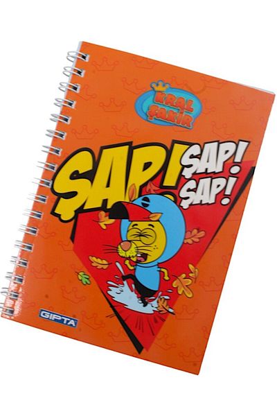 Gıpta A6 Kral Şakir - Sp.cardboard Covered Notebook 6014