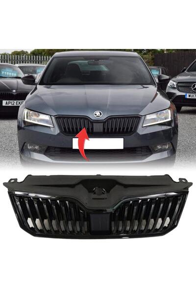 gkl Skoda Superb Ön Panjur Piano Black+Üst Plastik 2015-2019 3V0853653B