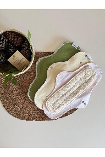 PAMUCCO 3'lü Yıkanabilir Ped Gece Boy- Karışık Renk