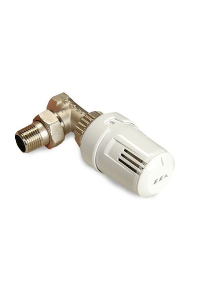 Eca 1/2" Trv4 Termostatik Köşe Radyatör Vanası