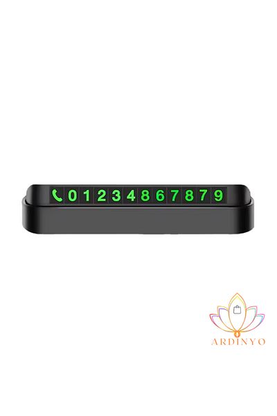 Ardinyo Night Vision Magnetic Portable Car Parking Numberer Phone Number Indicator