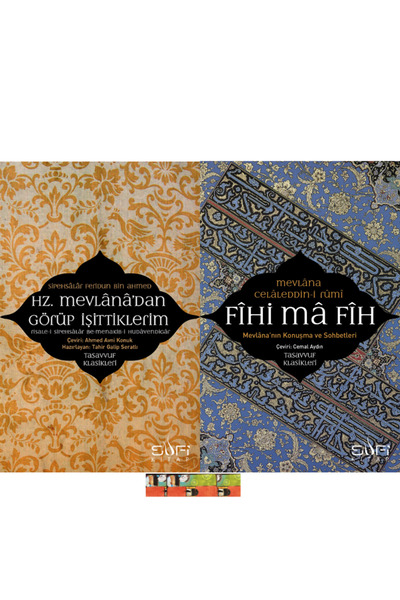 Sufi Kitap Fihi Ma Fih,Hz. Mevlanadan Görüp İşittiklerim 2 kitap-Mevlana