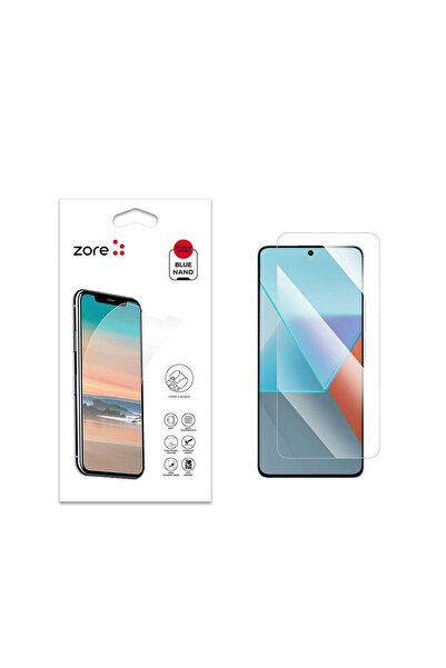 İncisoft Xiaomi Redmi Note 13 Pro 5G Uyumlu Full Esnek Şeffaf Nano Temperli E...