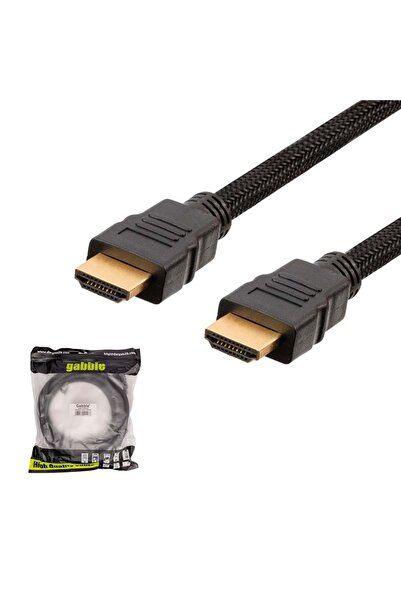 GABBLE HDMI CABLE GOLD 1.4V 3D 4K WITH KNITTED FILTER 30MT GAB-30