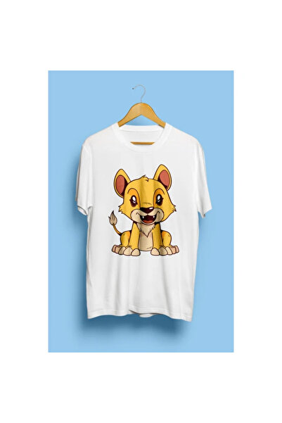 Pink Sky Унісекс футболка з принтом левеняти