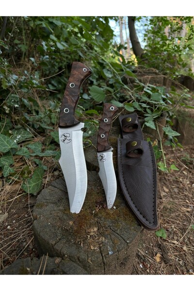 YVZ Baba Oğul geyikli model - Kaliteli Oğul Bıçağı | Paslanmaz Alman Çeliği