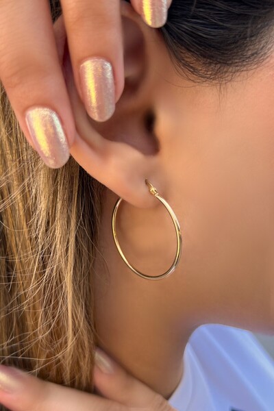 Altınaşkı Halka Altın Küpe