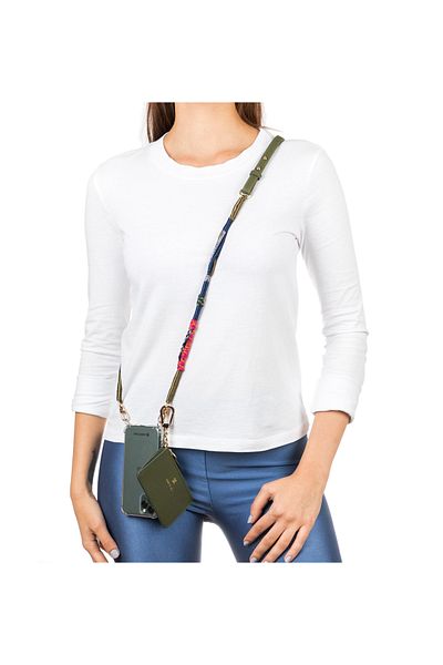 Happy-Nes Genuine Leather Khaki Mini Wallet - Handmade with Strap
