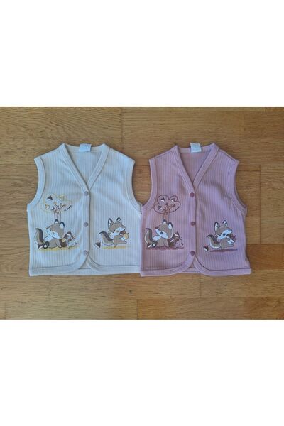 biyan collection Girl Boy Baby 2-Piece Vest Set Organic Cotton Newborn Baby G...