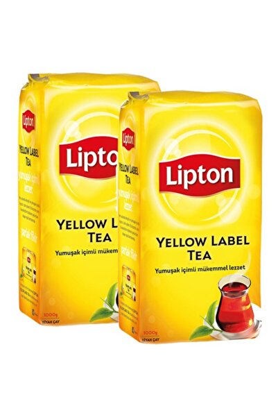 Lipton 1000 gr Yellow Label Bulk Tea - X 2 Pieces