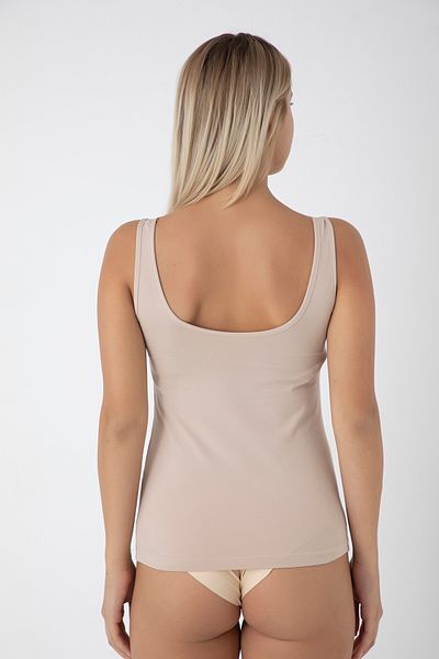 shefox Pack of 2 - Women's Lace Detailed Cotton-elastane Wide Strap Tank Top by Confeo