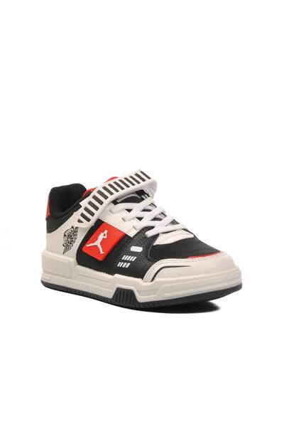 AYAKMOD King Short-F - Pantofi negru și roșu pentru copii