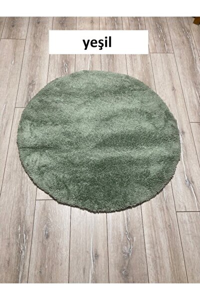 Tuğra Halı Tuğra Rixos Home Yumuşak Comfort  Yeşil 160x160cm Yuvarlak Halı