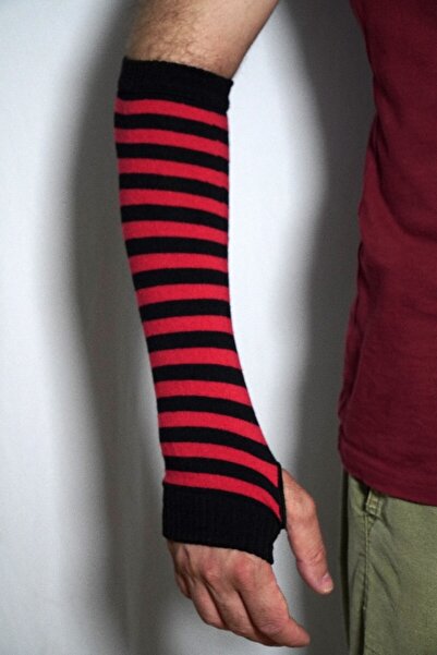 Reckless Style dirseklik kırmızı siyah çizgili