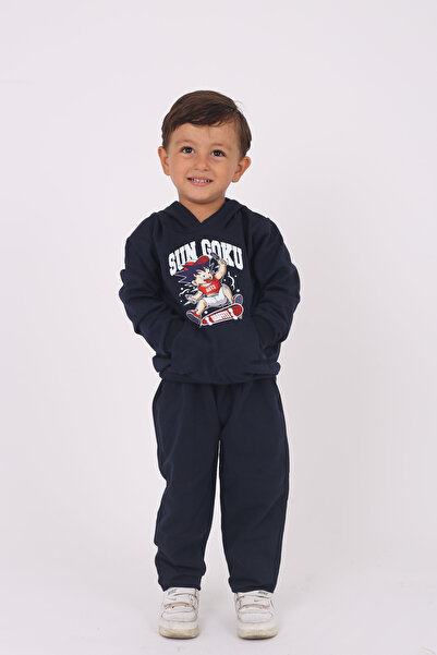 armicem Trenirka za dečake - Sun Goku Štampano , kengur džep i Sa kapuljačom