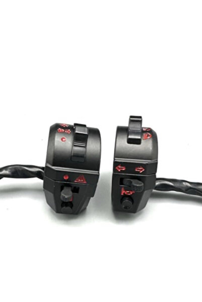 KESMEZ MOTOR Cg 125 Sağ Sol Kumanda Takımı Ve Düğmeleri Siyah