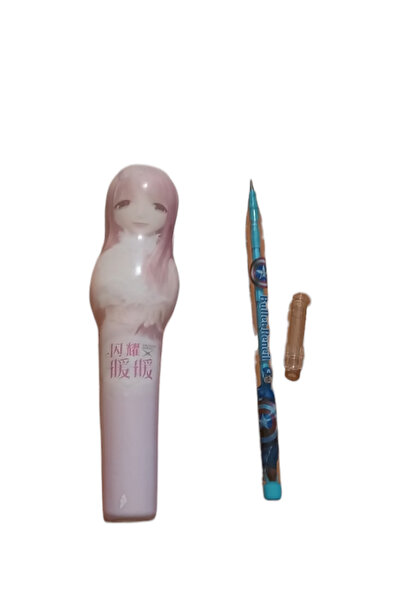 MİNGODAN Renkli Avatar Kız Figürleri Squishy Kalem Süsü Ve Yumurtlayan Kalem ...