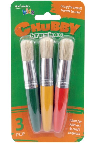 Mont Marte Jumbo MM Щітки - набір з 3 штук