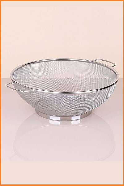 EZMK EV GEREÇLERİ Kulplu Süzgeç, Paslanmaz Çelik 20 cm Çap