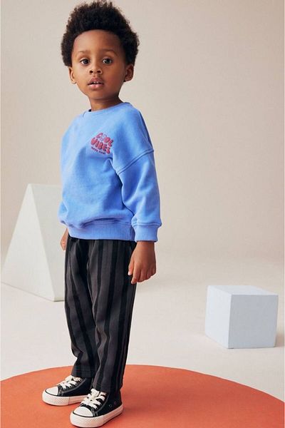 ARBİ kids Cool Vibes Stylish Modern Striped Suit Set for Boy