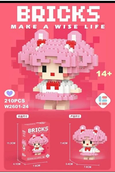 Bricks Disney Chibiusa Lego Blocks
