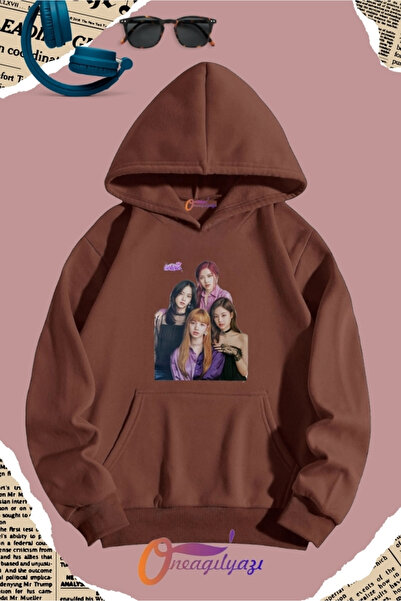 oneagılyazı Hanorac BlackPink B cu imprimeu Sweat tricou pentru fete